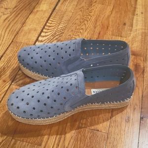 Steve Madden perforated espadrille shoes